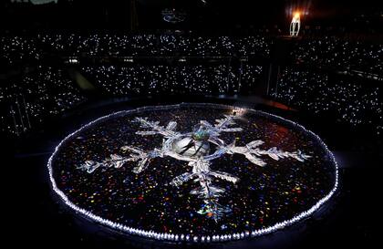 La ceremonia de clausura de los Juegos Olímpicos de invierno en Pyeongchang
