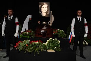 La ceremonia fúnebre de Daria Dugina en Moscú