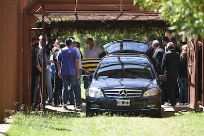 La ceremonia privada para despedir a Gerardo Rozín