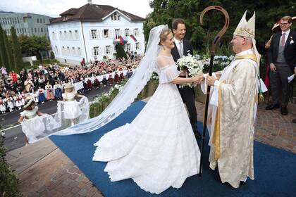 La ceremonia religiosa estuvo a cargo del obispo Benno Elba