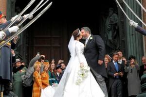 La ceremonia se llevó a cabo en la catedral de San Isaac