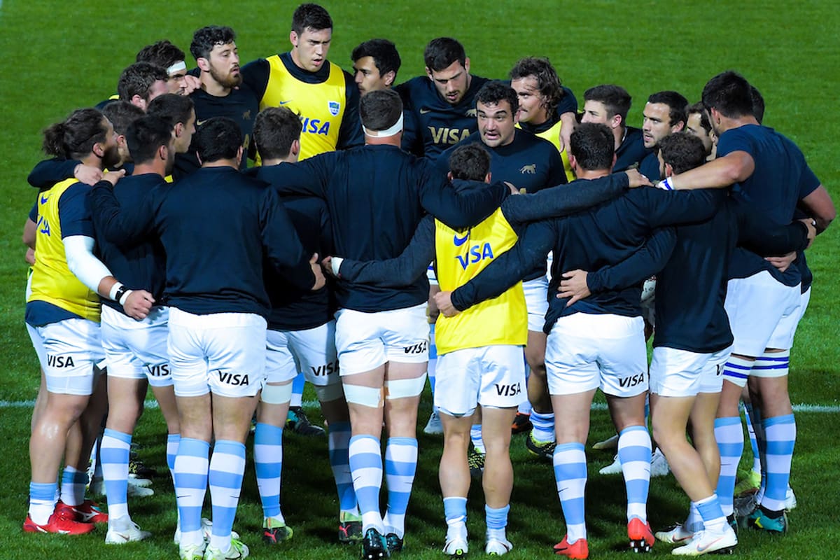 La charla de Creevy, el sábado pasado, antes del partido ante los All Blacks