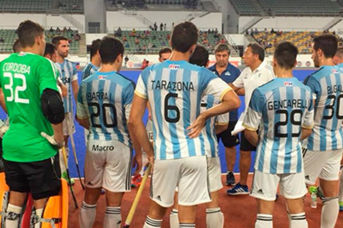 La charla de los Leones en los momentos previos al partido con la India