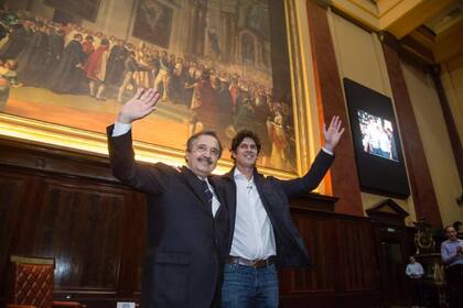 La charla se realizó hoy a las 18 en el Aula Magna de la Facultad de Derecho de la Universidad de Buenos Aires