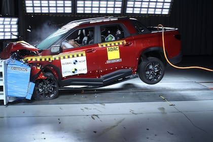 La Chevrolet Montana consiguió tres estrellas