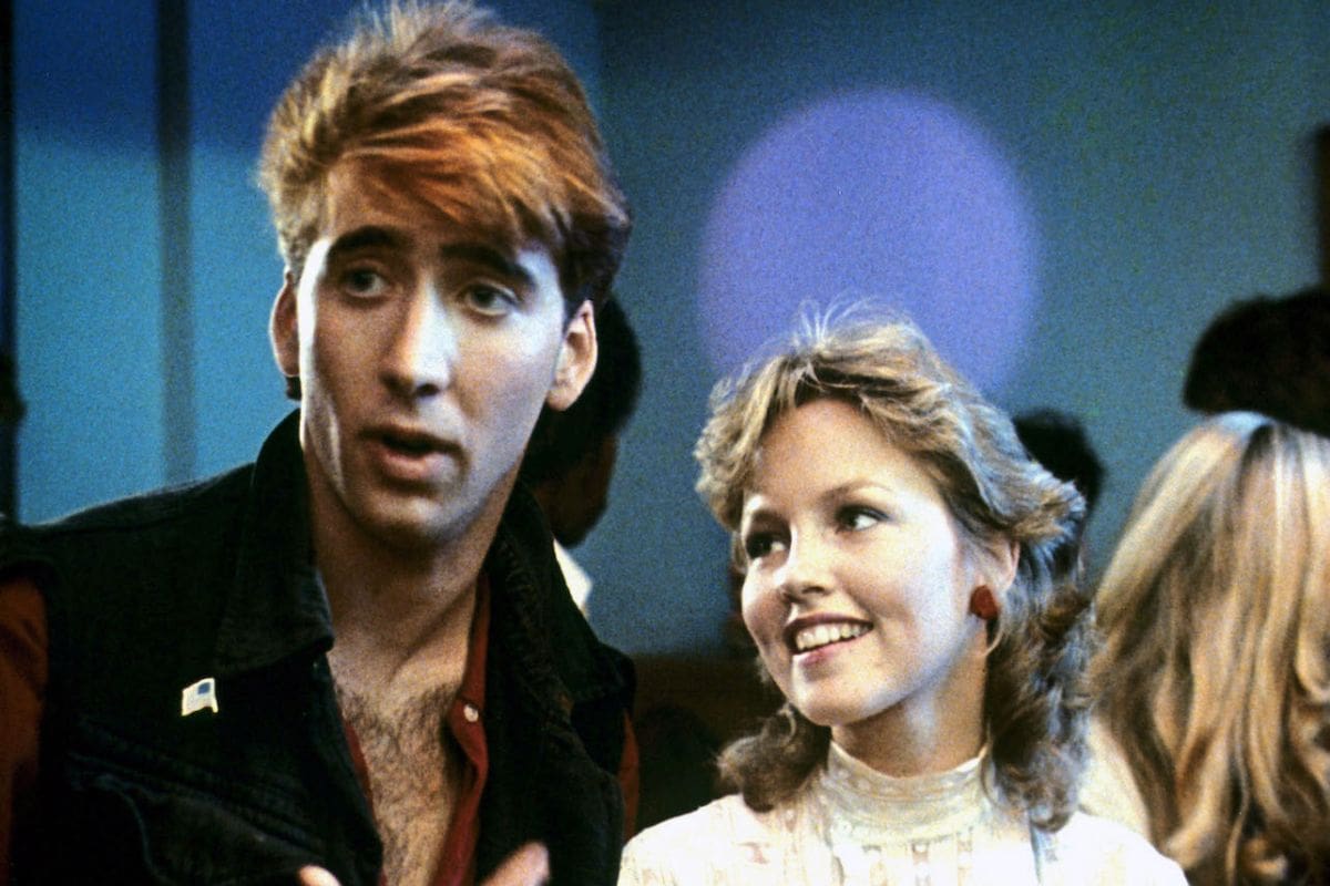 El afiche de La chica del valle (1983), film que marcó el primer protagónico de Nicolas Cage