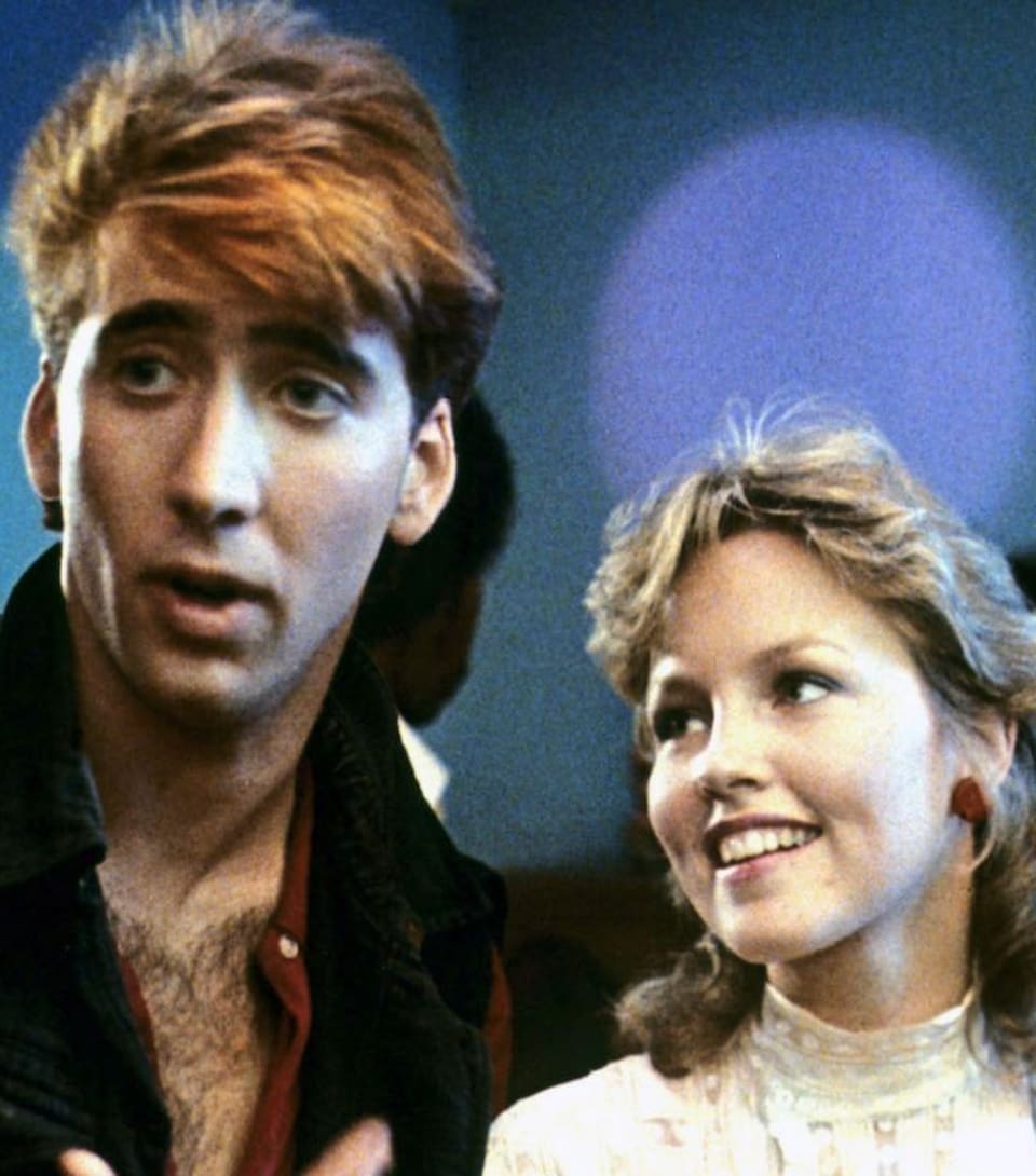 El afiche de La chica del valle (1983), film que marcó el primer protagónico de Nicolas Cage