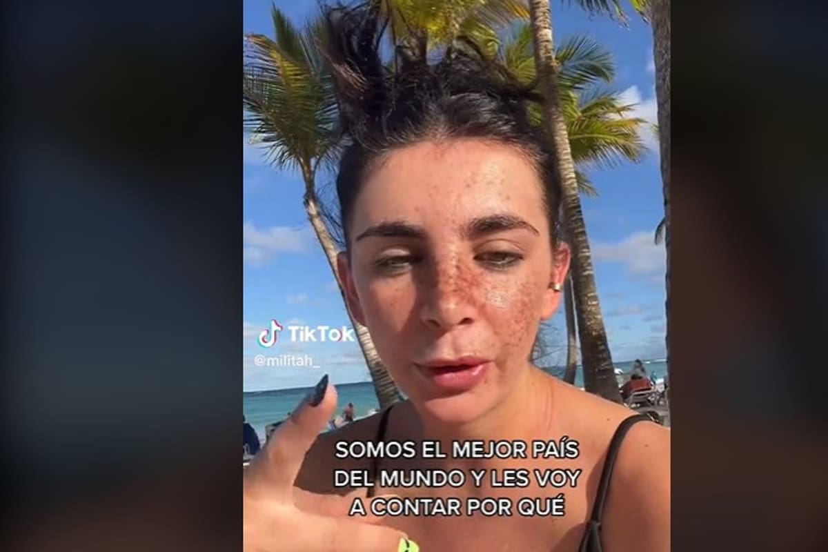 La chica dio detalles de lo que le tocó vivir junto a un grupo de argentinos. Fuente: TikTok