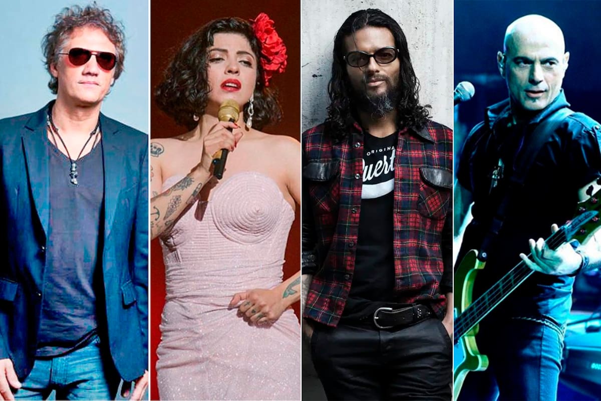 La chilena Mon Laferte y el portorriqueño Draco Rosa son dos de los cantantes que acompañarán en vivo a Charly Alberti y Zeta Bosio esta noche, en Bogotá
