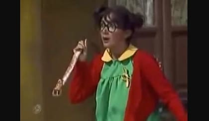 La Chilindrina (María Antonieta de las Nieves) en el capítulo “El regreso de Don Ramón”