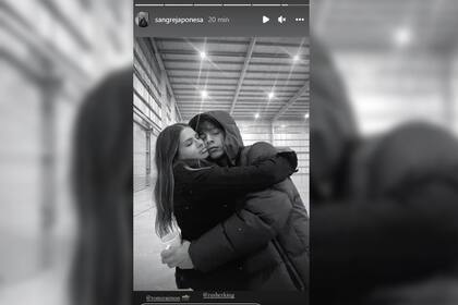 La China compartió la primera foto con Rusherking (Captura Instagram)