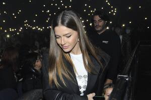 La China fue a ver a su pareja en un show muy importante en su carrera