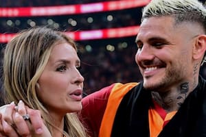 La China Suárez acompañó a Icardi en los festejos del Galatasaray y quebró en llanto (Foto: Instagram @mauroicardi)