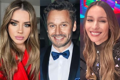 La China Suárez, Benjamín Vicuña y Pampita (Foto: Instagram @sangrejaponesa / @benjaminvicuna.ok / @pampitaoficial)