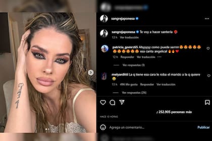 La China Suárez compartió una frase enigmatica (Foto Instagram @sangrejaponesa)