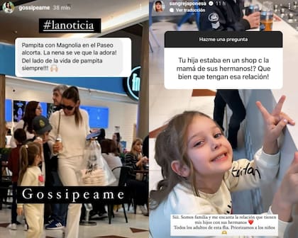 La salida que Magnolia hizo junto a Pampita