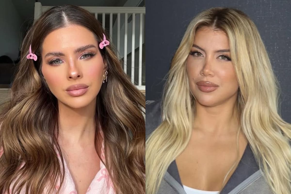 La China Suárez hizo un posteo en Instagram que fue interpretado como un palito para Wanda Nara (Foto: Instagram @sangrejaponesa / @wanda_nara)