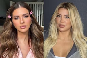 La China Suárez hizo un posteo en Instagram que fue interpretado como un palito para Wanda Nara (Foto: Instagram @sangrejaponesa / @wanda_nara)