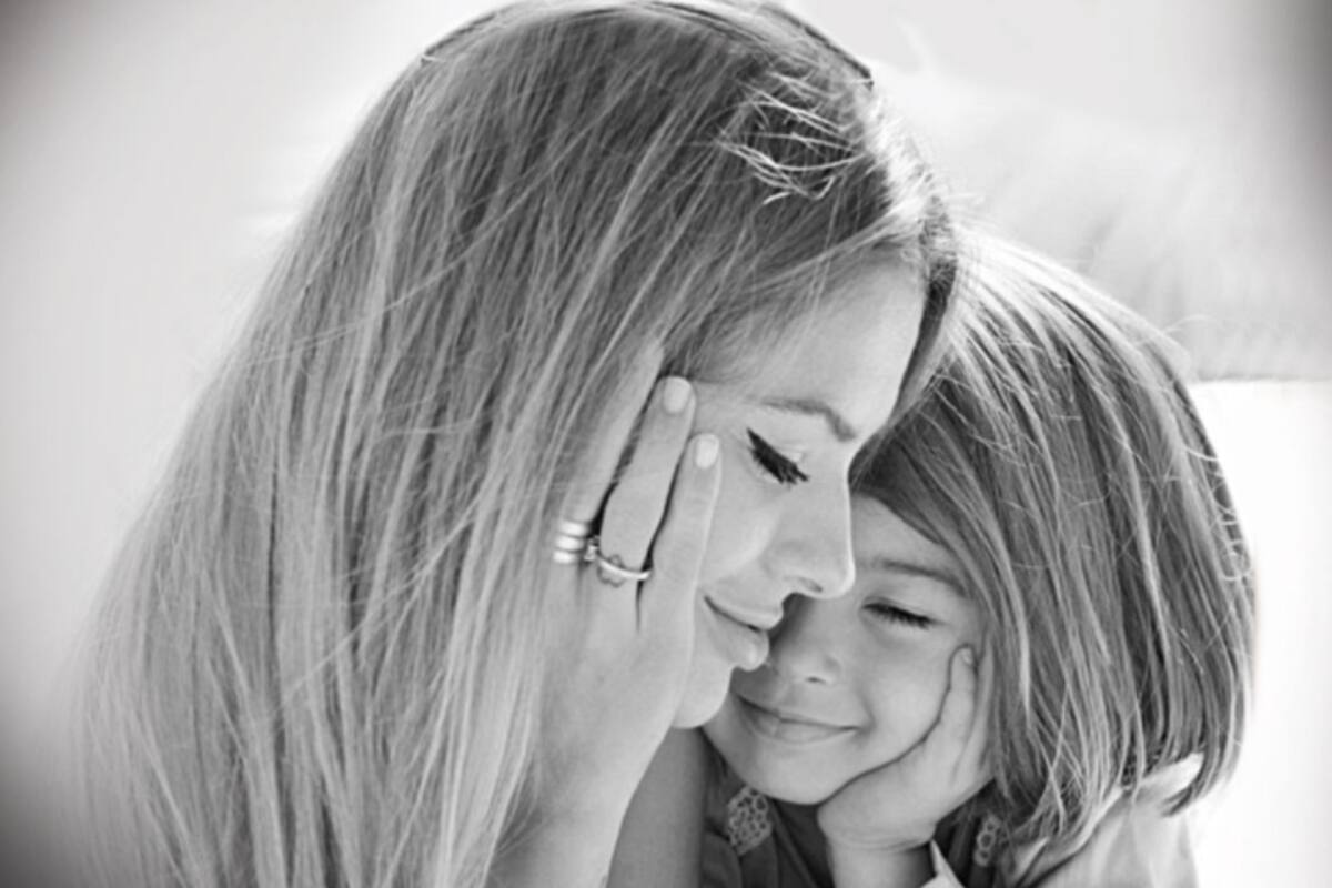 La China Suárez junto a su hija Rufina