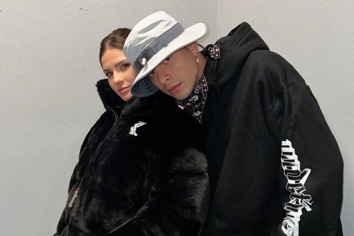 La China Suárez junto a su novio, Rusherking (Foto Instagram @rusherking)