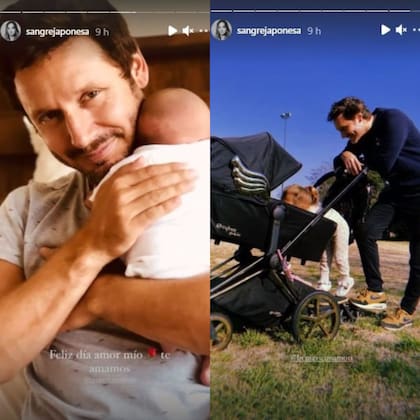 La China Suárez le deseó feliz Día del Padre a Benjamín Vicuña en Instagram