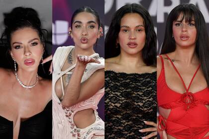 La China Suarez, María Becerra, Rosalía y Nathy Peluso impactaron con sus looks en la alfombra roja de los Latin Grammy