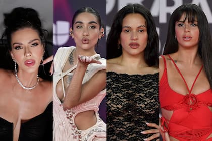 La China Suarez, María Becerra, Rosalía y Nathy Peluso impactaron con sus looks en la alfombra roja de los Latin Grammy