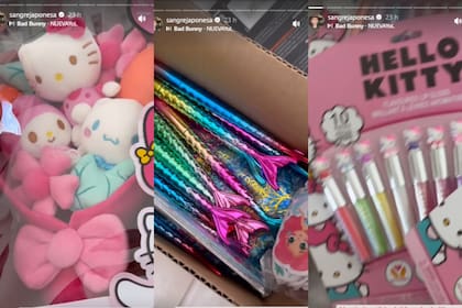 La China Suárez mostró todos los productos que encargó para el cumpleaños de su hija (Foto: Captura de video / Instagram @sangrejaponesa)