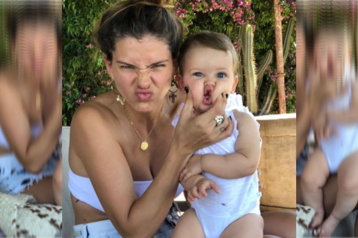 La China Suárez publicó unas tiernas fotos junto a su hija Magnolia