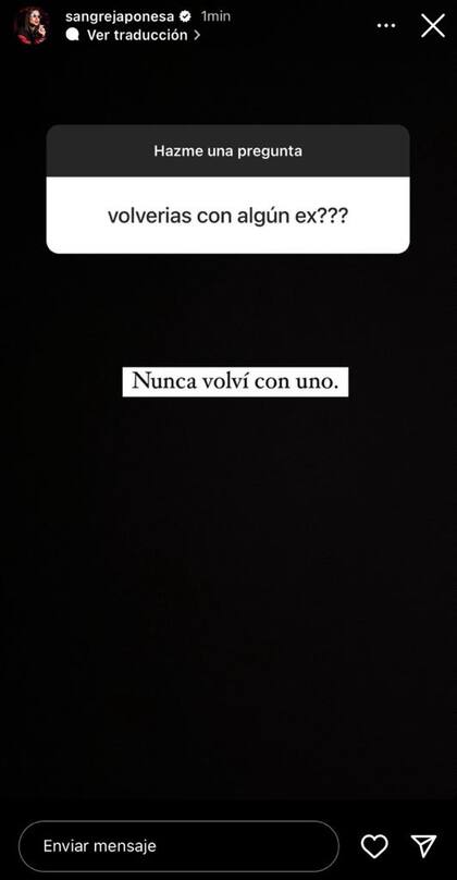 La China Suárez respondió a preguntas de sus seguidores