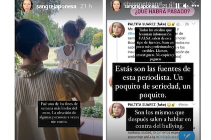 La China Suárez se mostró furiosa con los rumores sobre su pareja