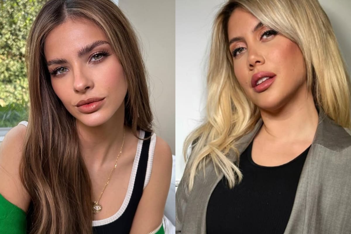 La China Suárez se pronunció en las redes con una curiosa publicación justo mientras Wanda Nara lanzaba su nueva canción con L-Gante (Foto: Instagram @sangrejaponesa / @wanda_nara)