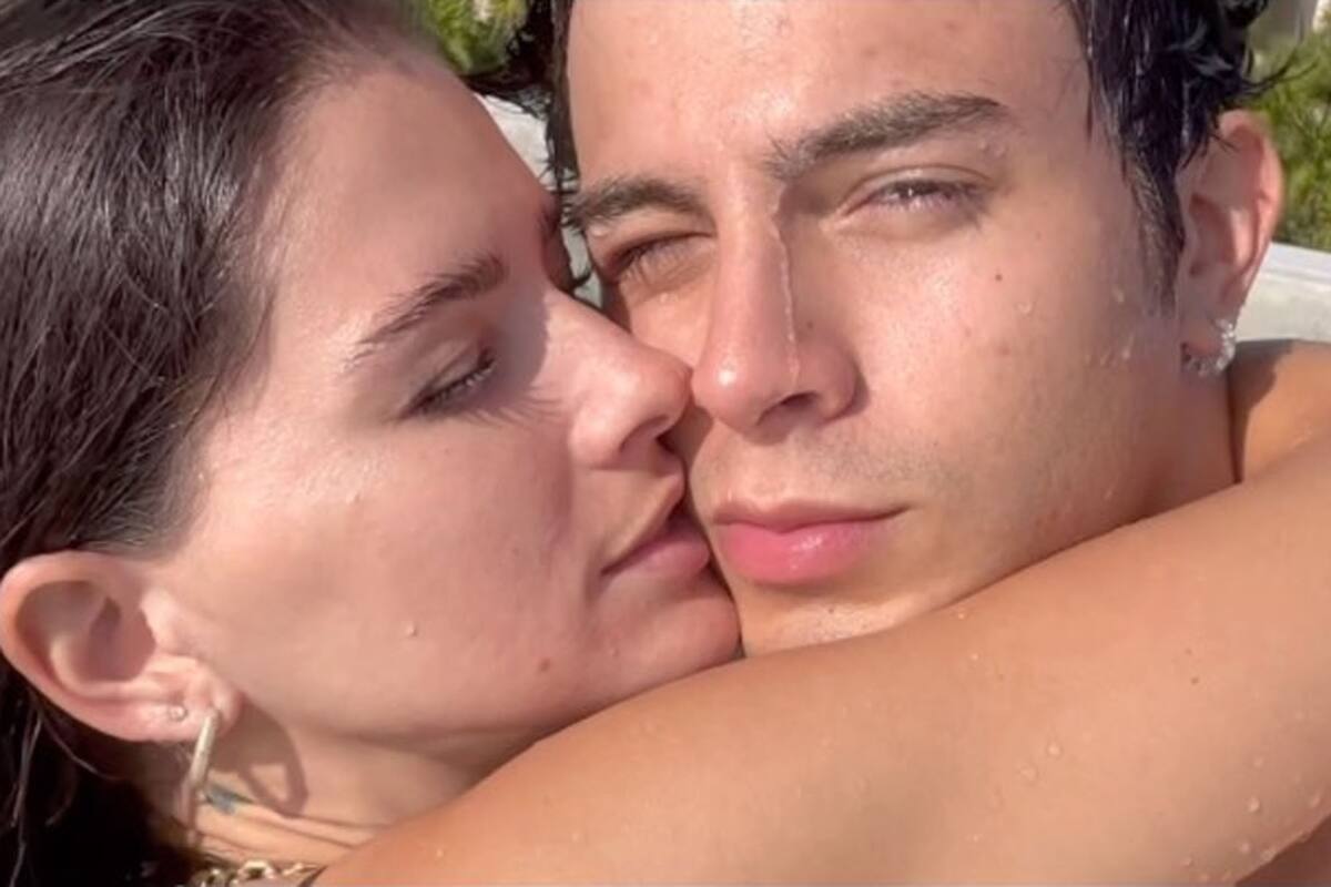 La China Suarez y Rusherking en el paradisíaco hotel de La Casa de Playa en México, en enero