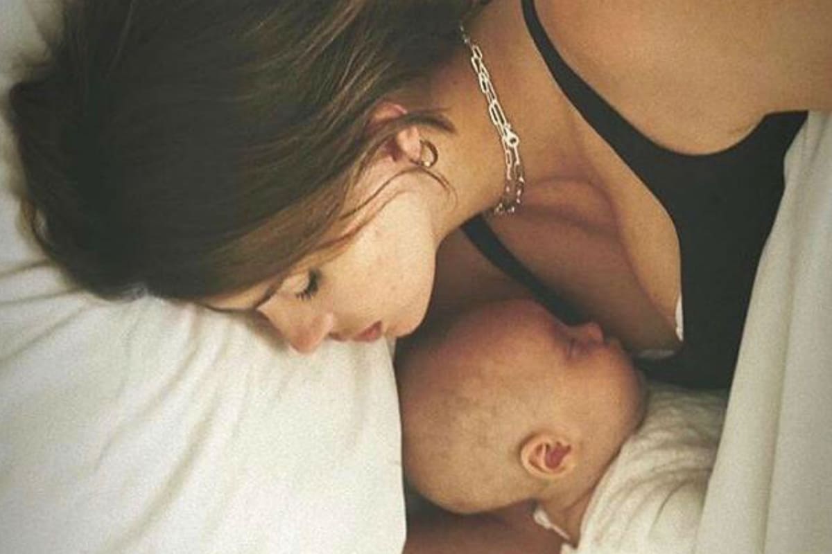 La China Suárez y su hijo Amancio