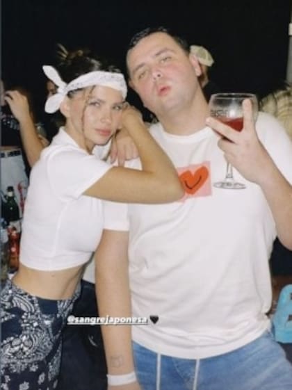 La China y Tomi Raimon, en el cumpleaños de Rusherking
