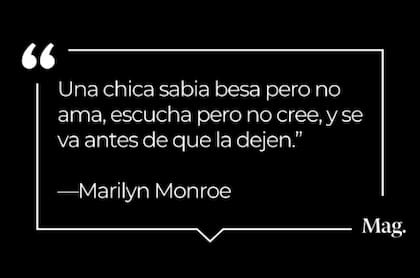 La cita del día de Marilyn Monroe invita a pensar en la confianza y la independencia emocional. | Crédito: Mag