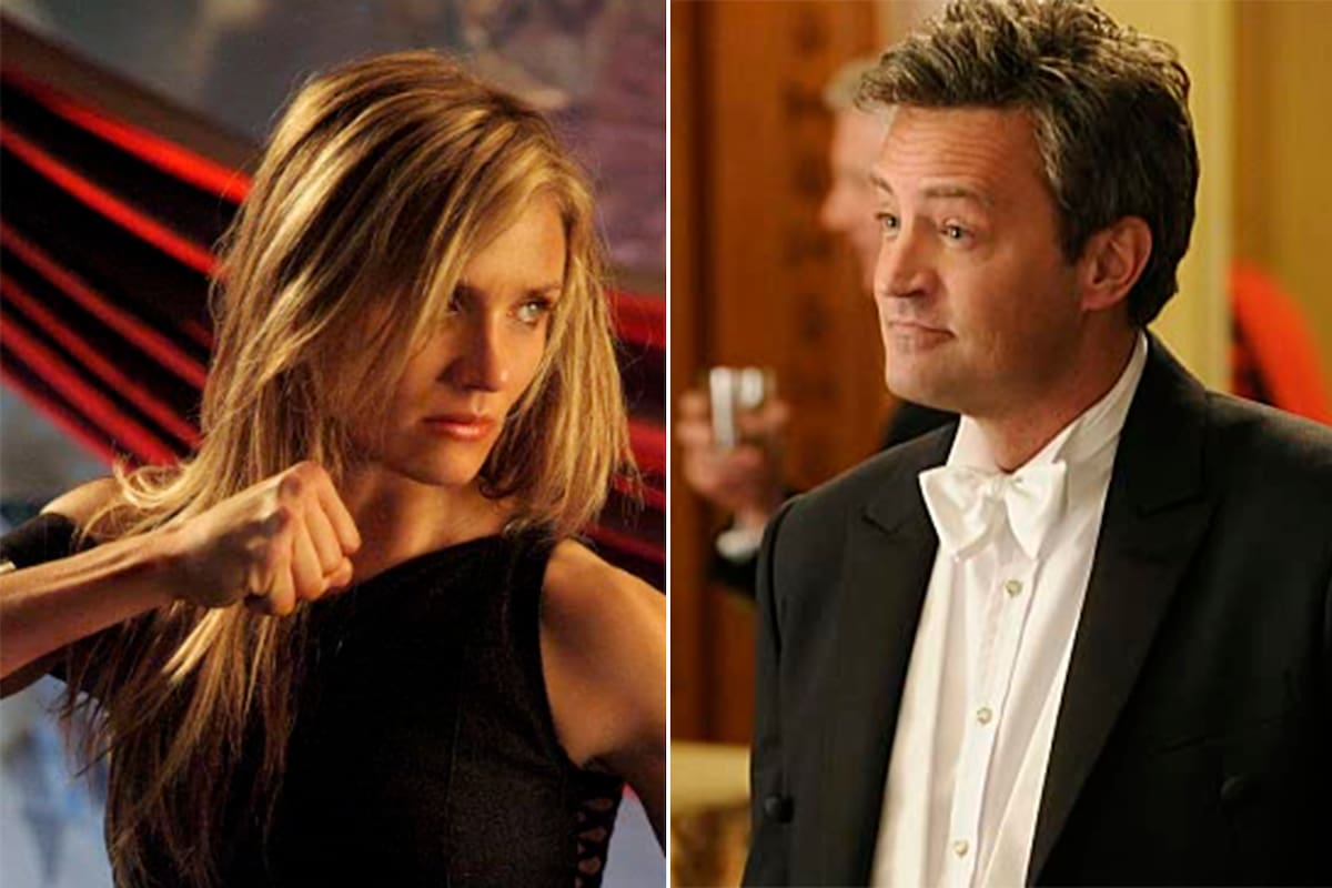 La cita secreta en la que Cameron Díaz le dio una trompada a Matthew Perry: “Inmediatamente, ella se emborrachó”.