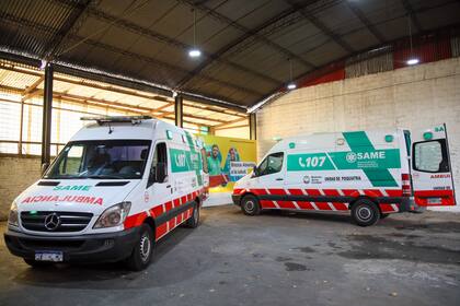 La Ciudad cuenta con cuatro unidades del SAME para traslado de pacientes que están cursando una emergencia psiquiátrica o por adicciones