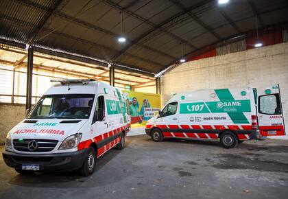 La ciudad cuenta con cuatro unidades del SAME para traslado de pacientes que están cursando una emergencia psiquiátrica o por adicciones