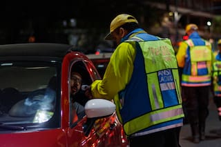 Controles de tránsito en Año Nuevo: cuáles son los montos de las multas por conducir alcoholizado