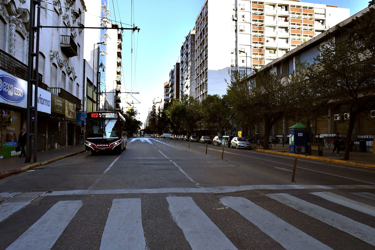 La ciudad de Córdoba durante el primer día de cuarentena