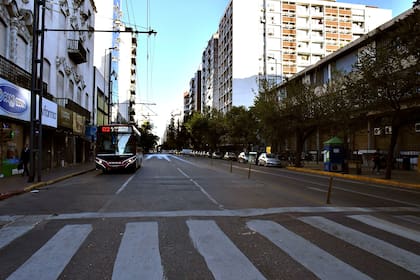 La ciudad de Córdoba durante el primer día de cuarentena