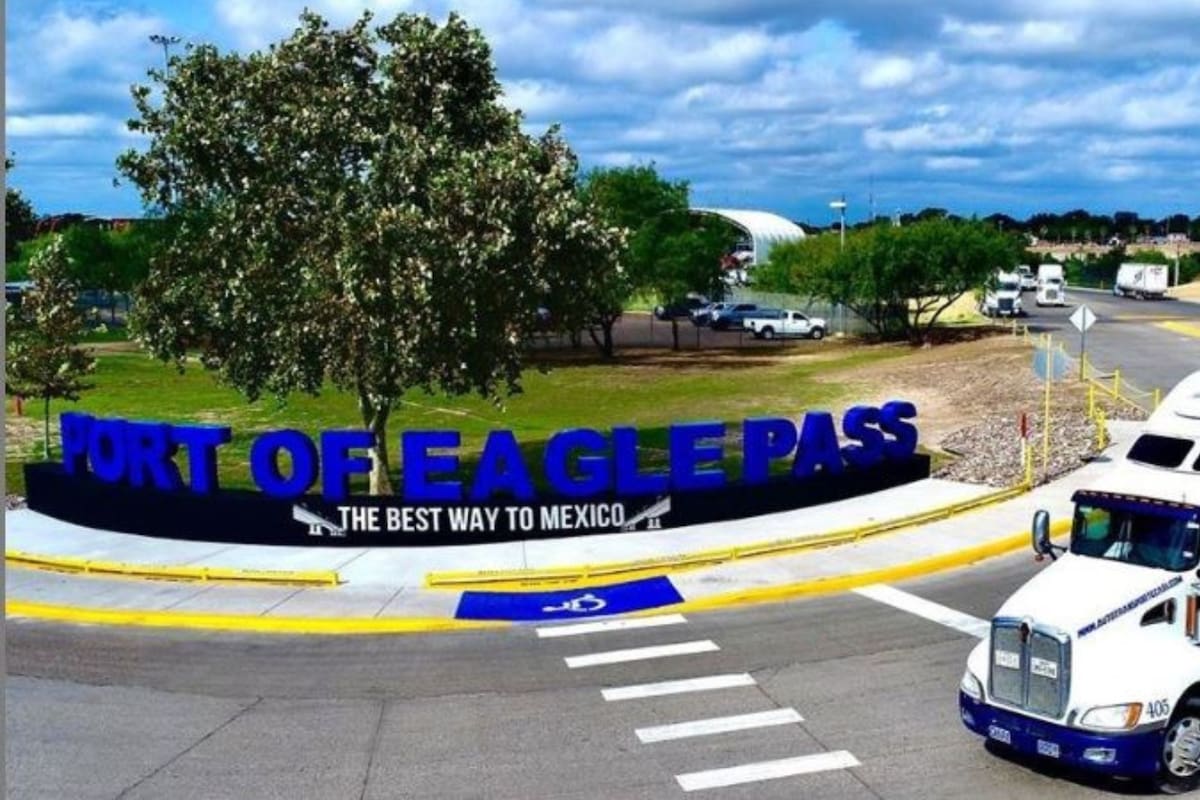 La ciudad de Eagle Pass, en Texas, se llamaba antes "El paso del águila" y tiene una popular historia
