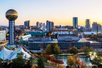 La ciudad de Knoxville, en Tennessee