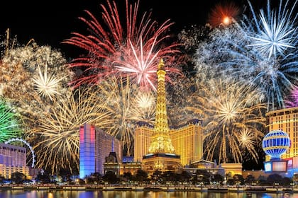 La ciudad de Las Vegas está en el top 5 de las mejores ciudades de EE.UU. para celebrar el Año Nuevo