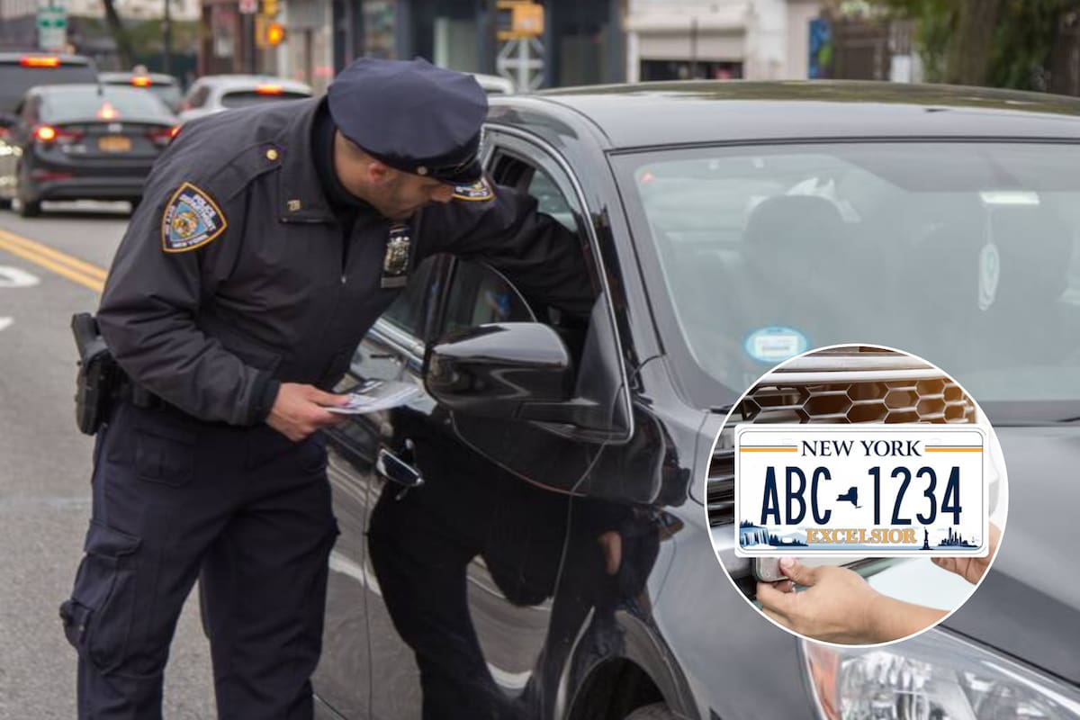 La ciudad de Nueva York multa a conductores por hasta US$500 por tener patentes ilegibles, falsas o alteradas