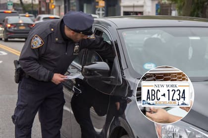 La ciudad de Nueva York multa a conductores por hasta US$500 por tener patentes ilegibles, falsas o alteradas