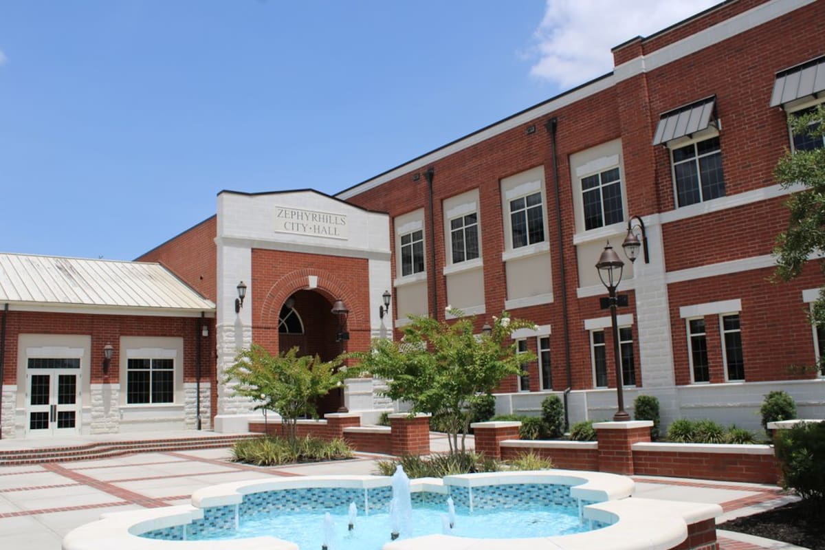 La ciudad de Zephyrhills, en Florida