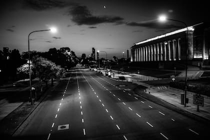 La ciudad desierta. Una imagen habitual en tiempos de pandemia.