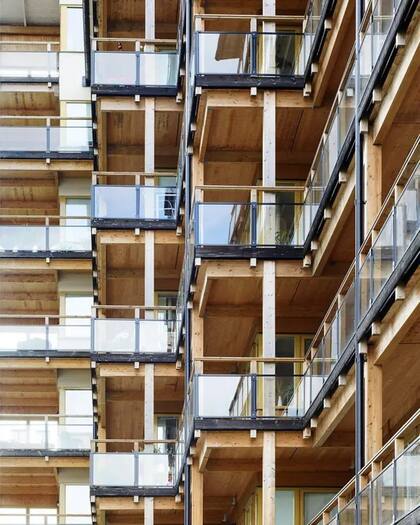 La ciudad exige que al menos la mitad de las nuevas edificaciones sean en madera